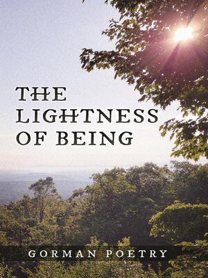 cover image of The Lightness of Being